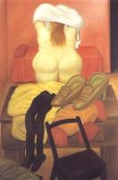 Botero, Fernando - Abstract oil painting.